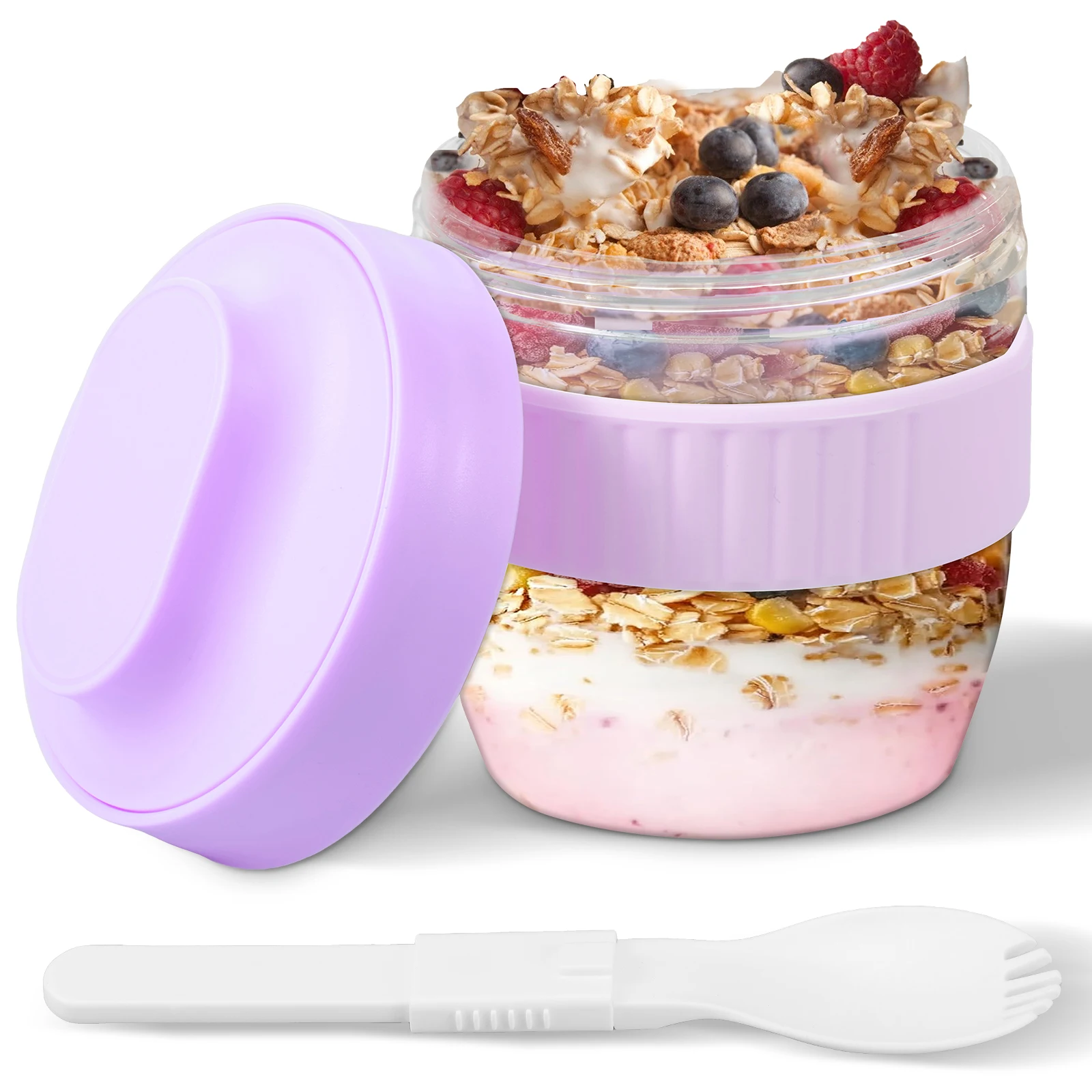 Meal Prep Oatmeal Jars - Двухслойный контейнер для овсянки на ночь