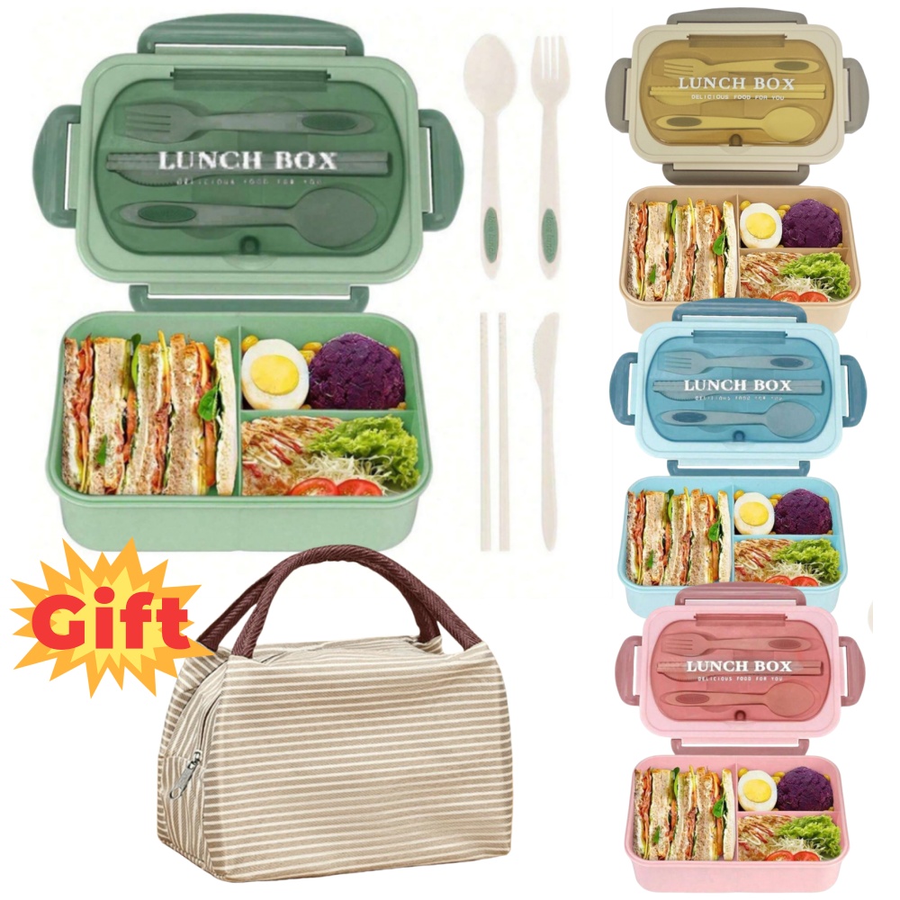 Meal Prep Healthy Lunch - Ланч-бокс емкостью 40,58 унций с посудой