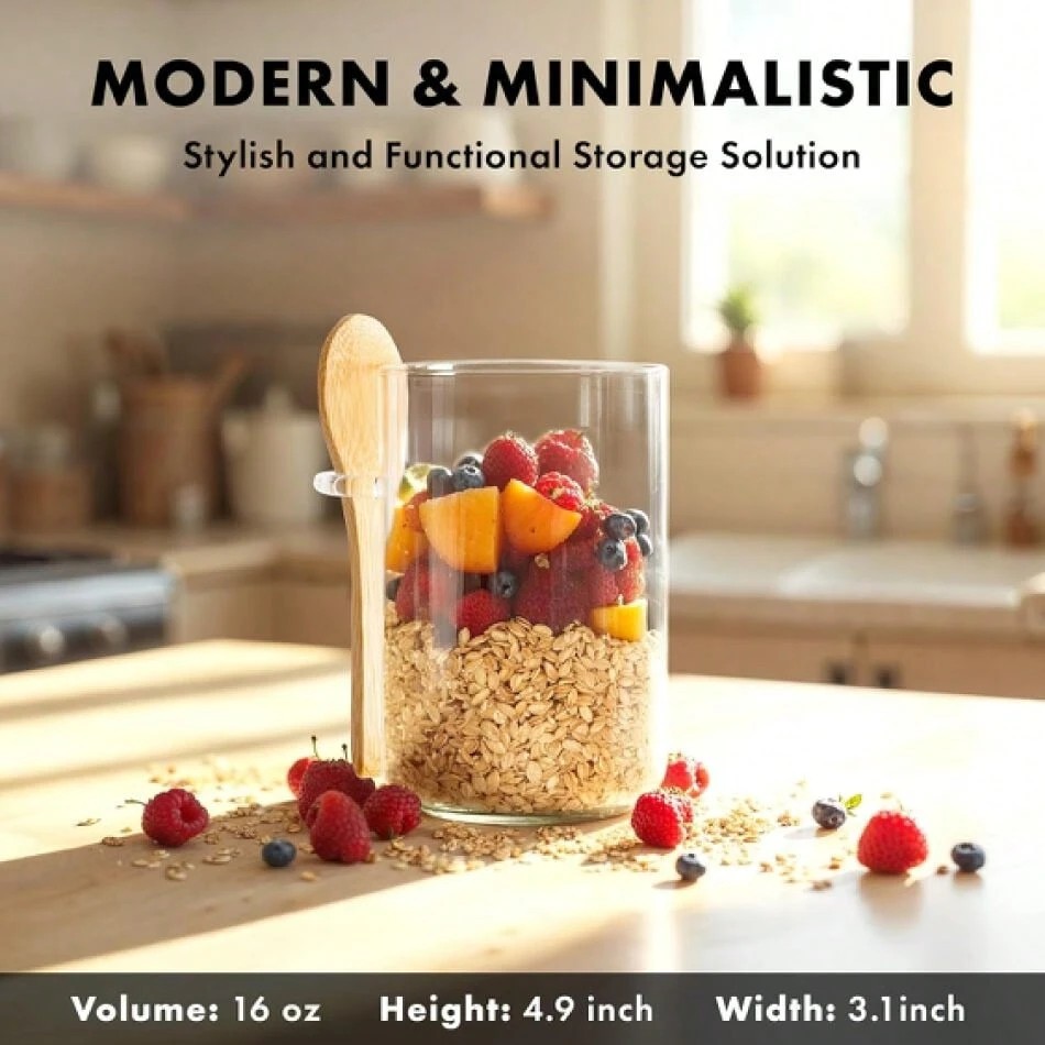 Контейнеры Tyrixma для овсянки – обзор и цена Meal Prep Oatmeal Jars