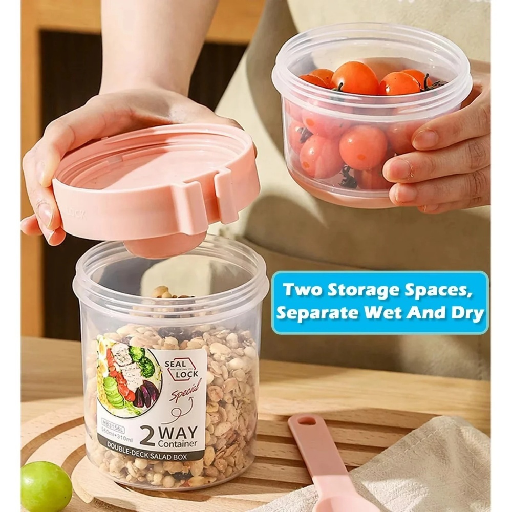 Портативная чашка для салата,  – обзор и цена Meal Prep Oatmeal Jars