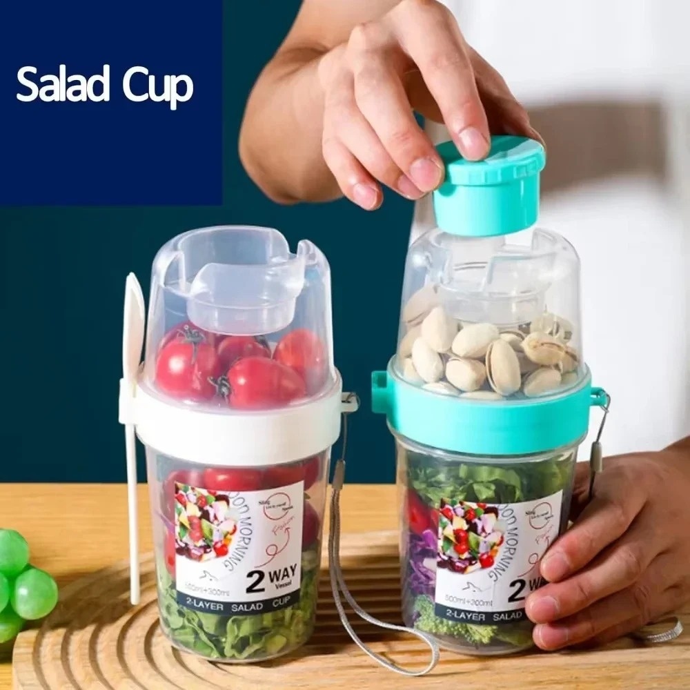Портативная чашка для салата,  – обзор и цена Meal Prep Oatmeal Jars
