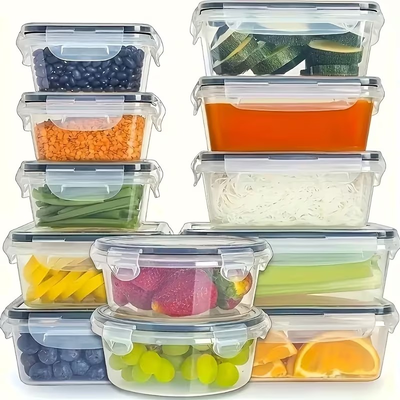 Набор из 4 прозрачных контейне – обзор и цена Meal Prep Tupperware
