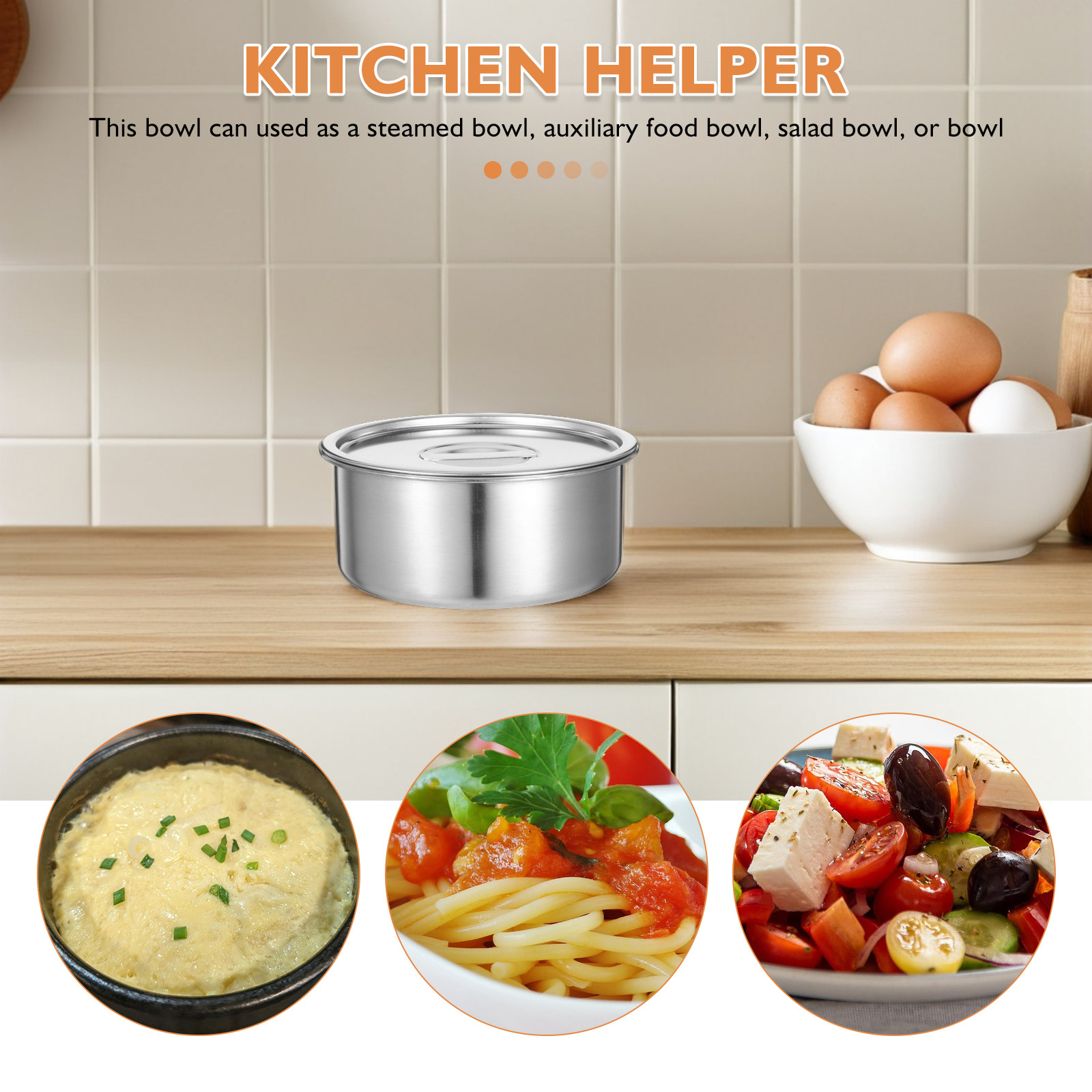Миска для яиц из нержавеющей с – обзор и цена Meal Prep Bowl