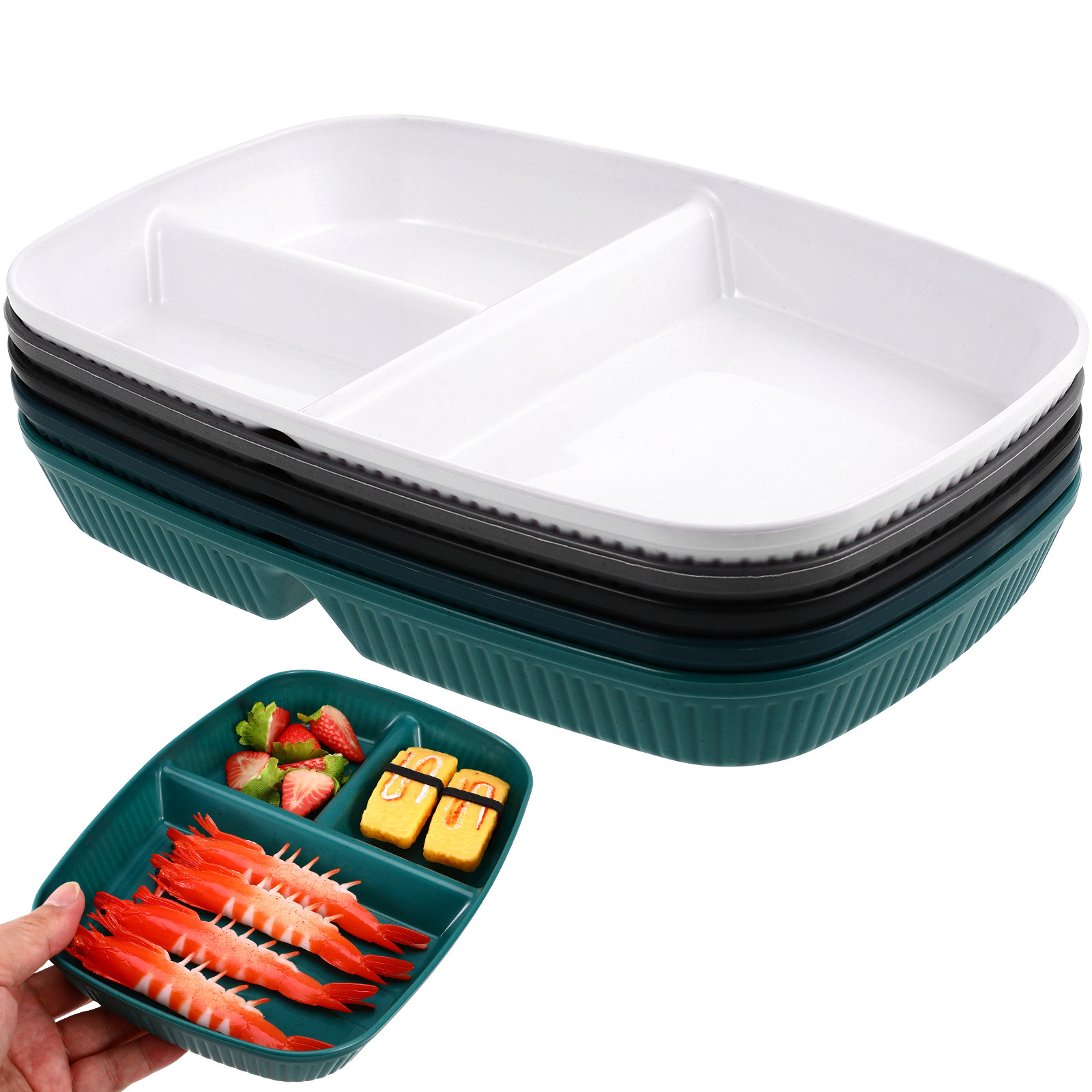 5 шт. разделённых тарелок для  – обзор и цена Meal Prep Healthy Lunch